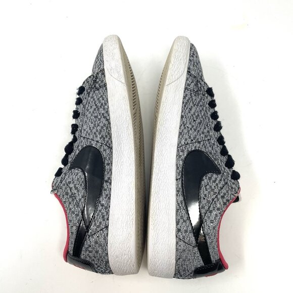 Nike Blazer Low TXT Sneakers Women Size 9.5 Athletic‎ Shoes Black Gray - Picture 8 of 10